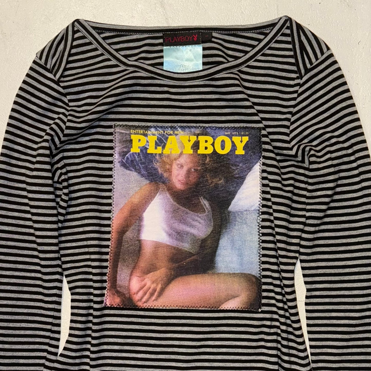 Playboy picture striped long sleeve