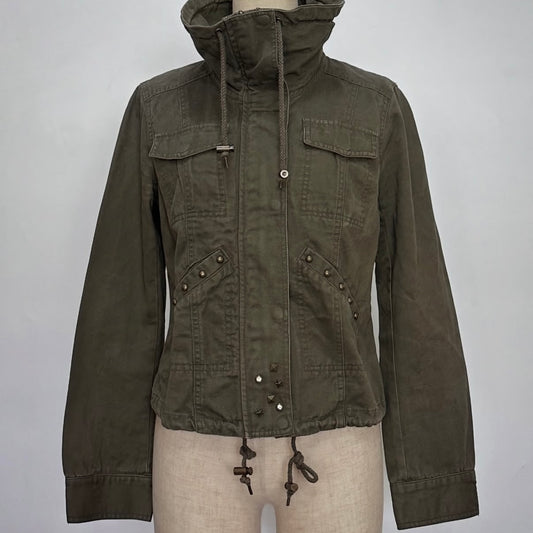 Green cargo rivets jacket