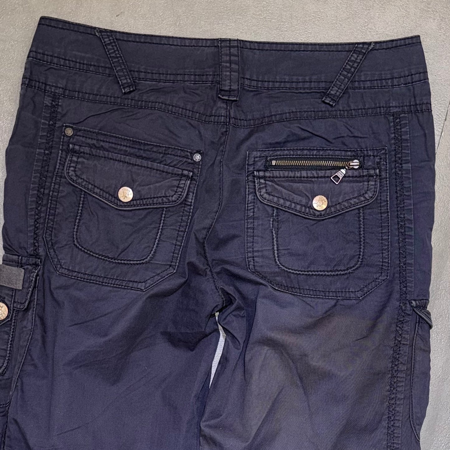 Navy cargo pants