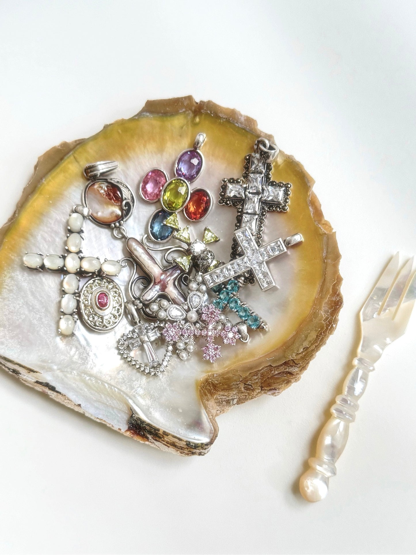 Vintage cross necklaces