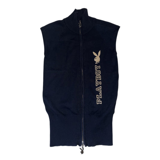 Playboy double zip vest