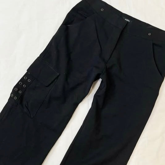 Jaspal black cotton pants