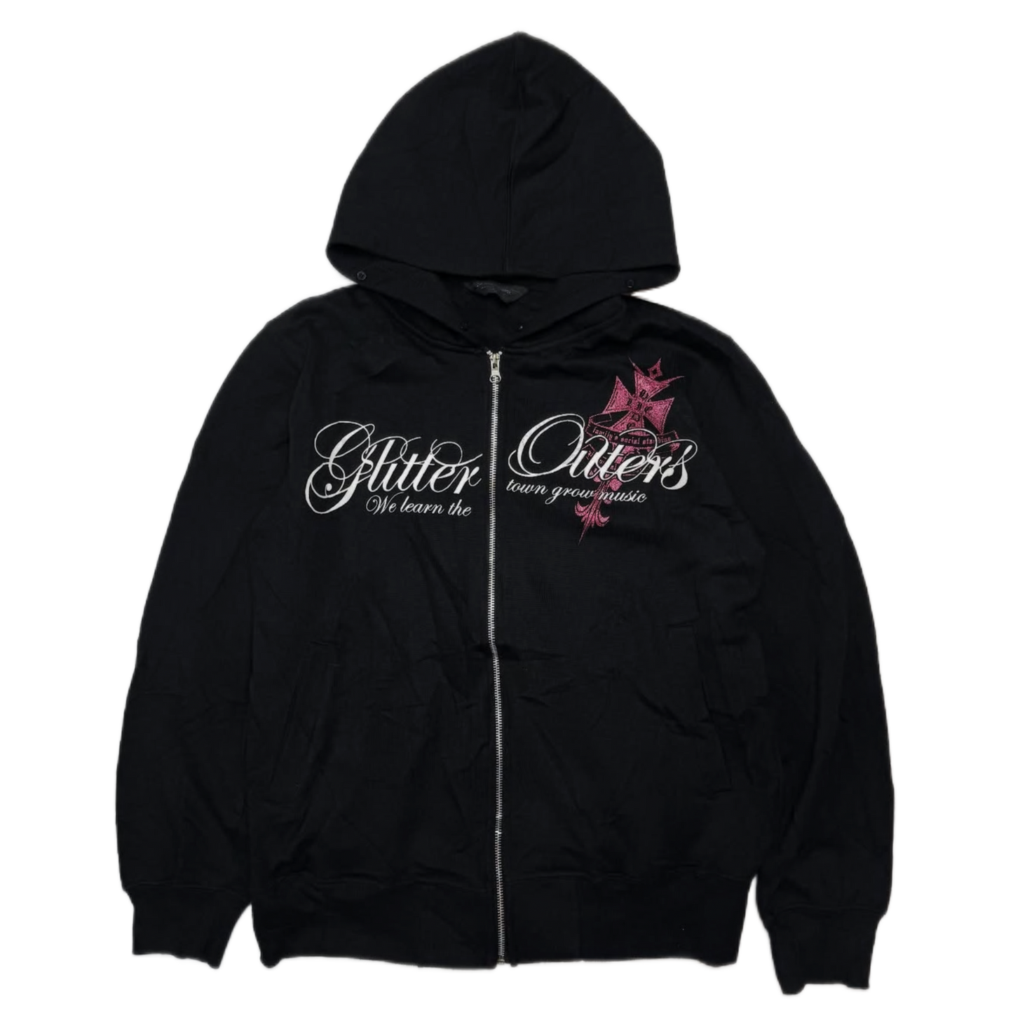Cross zip up hoodies