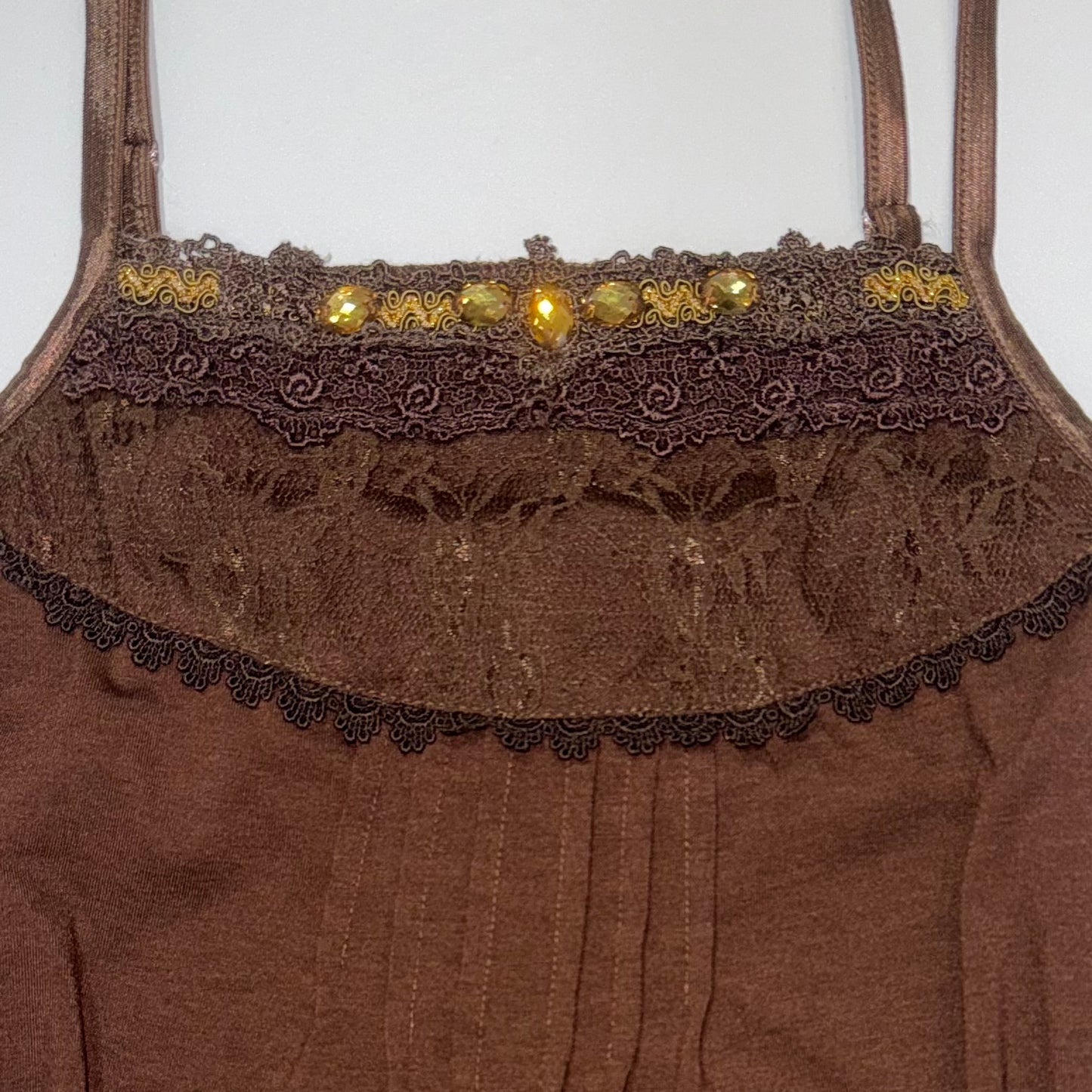 Axes Brown lace cami
