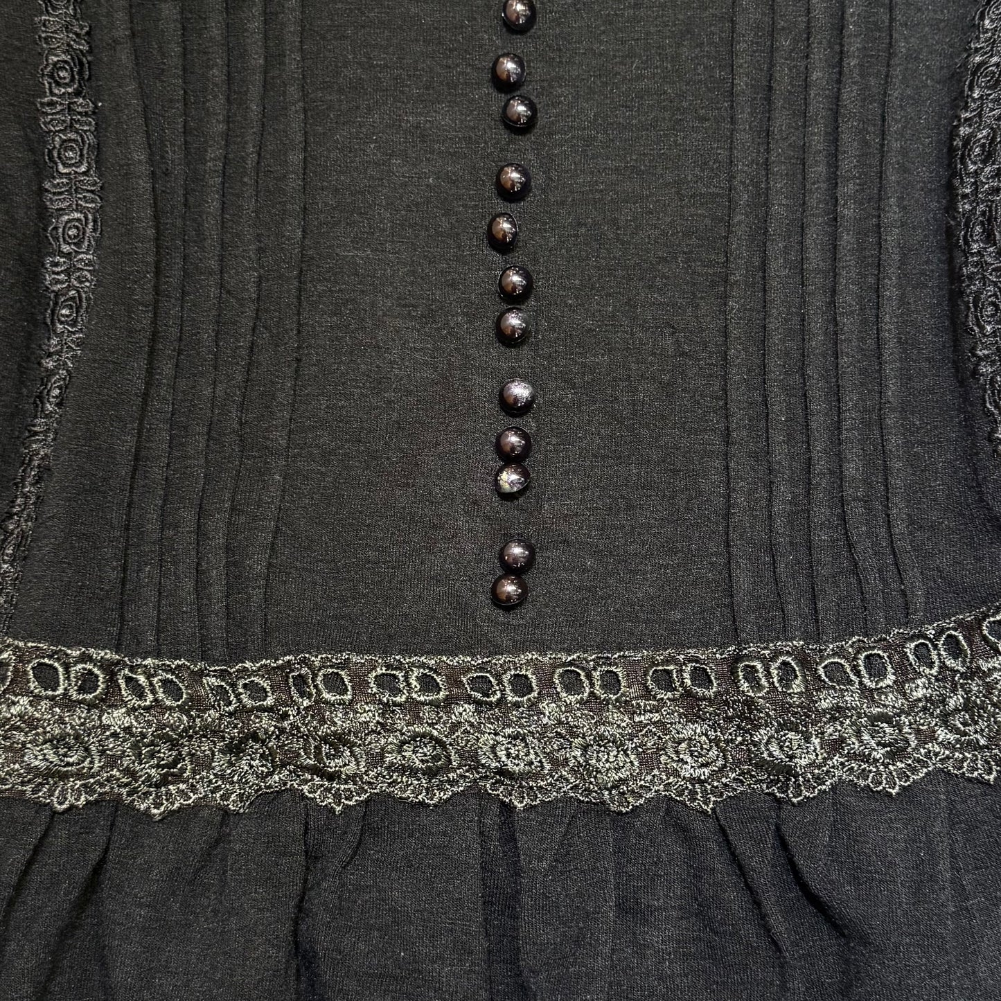 Black lace tank