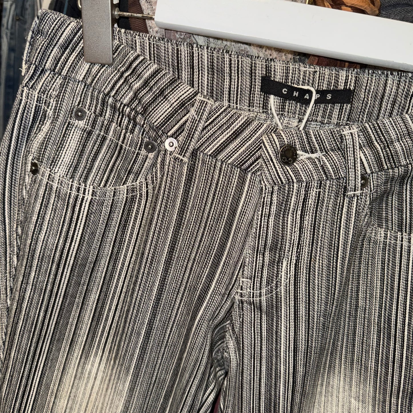 Chaps stripes flares