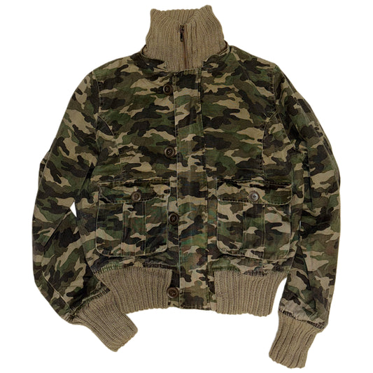 Camo zip up jacket
