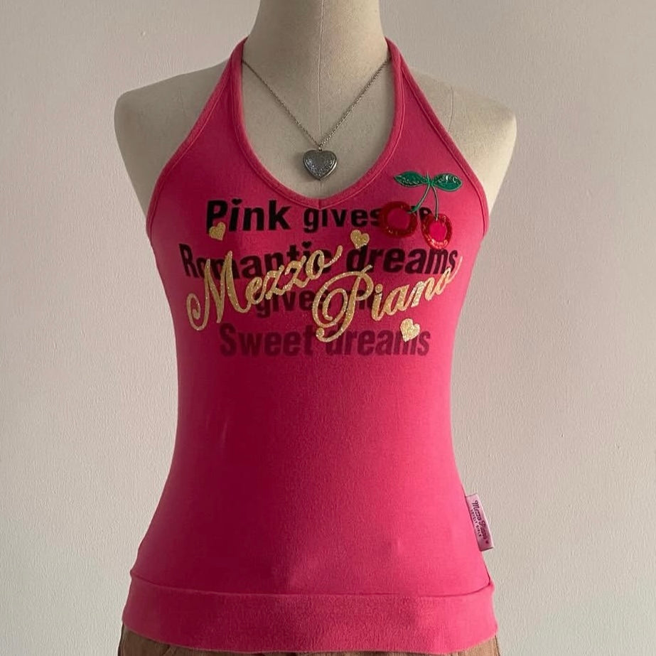 Mezzo Piano cherry pink top