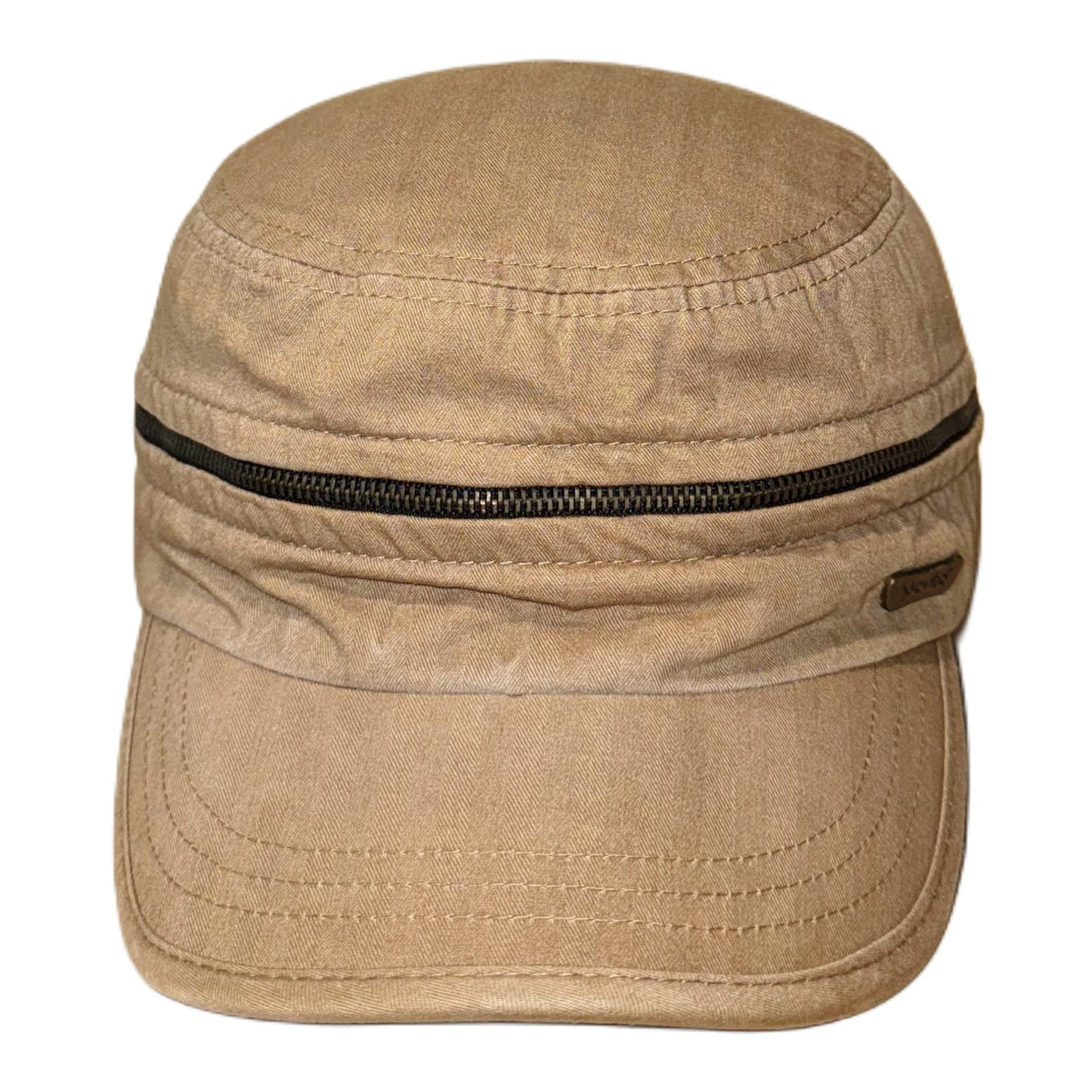 2ways brown zip cap