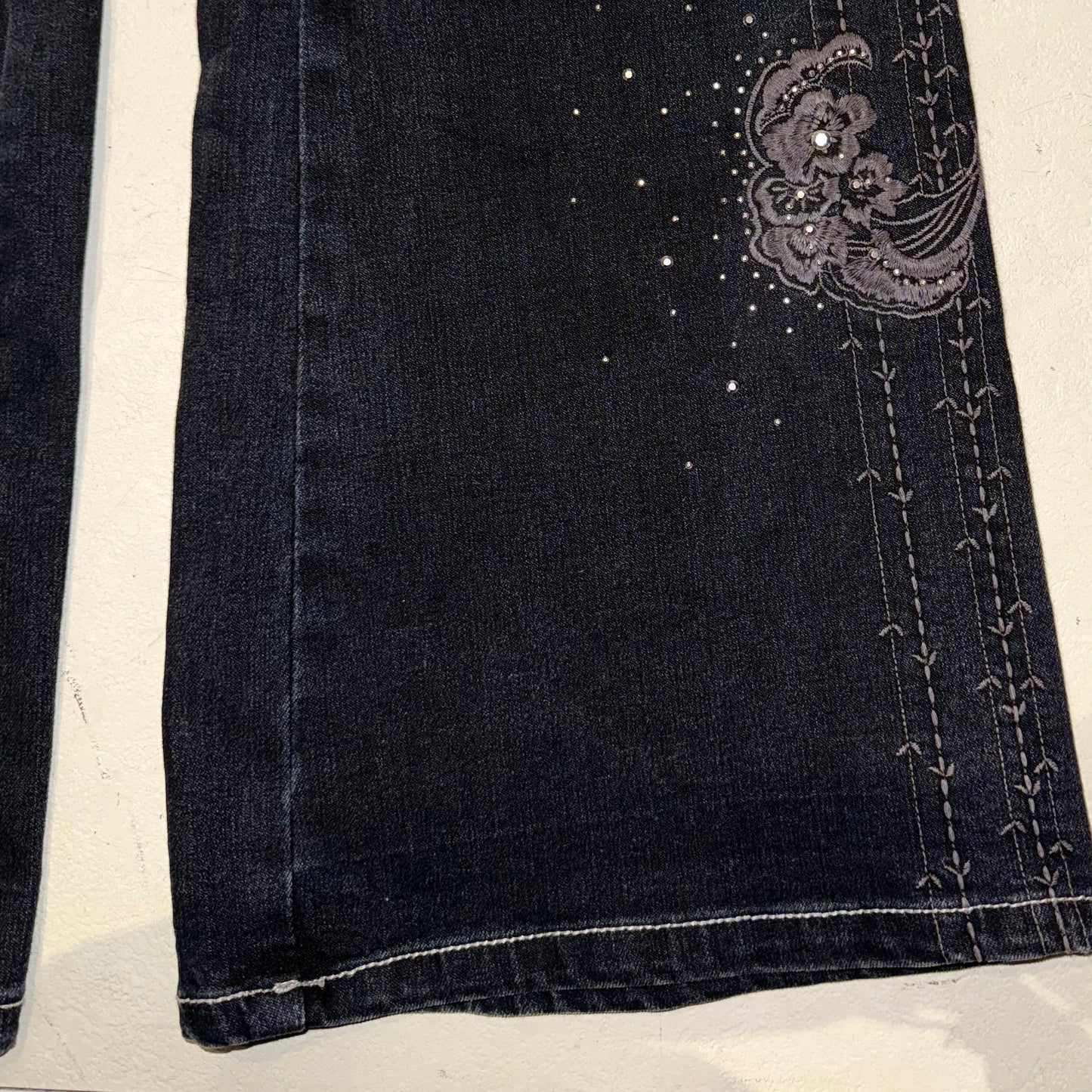 Embroidered flares