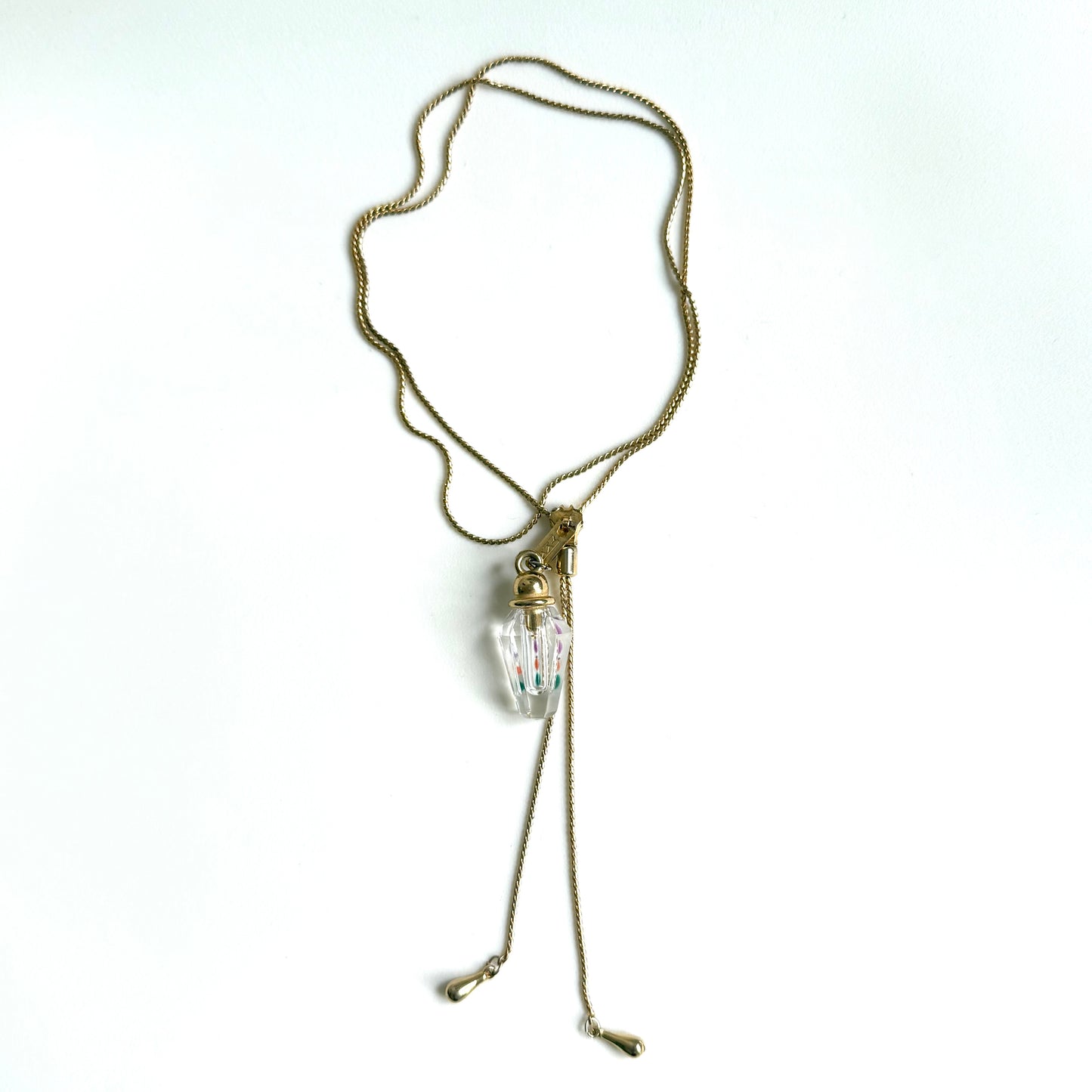 YKK zipper gold necklace