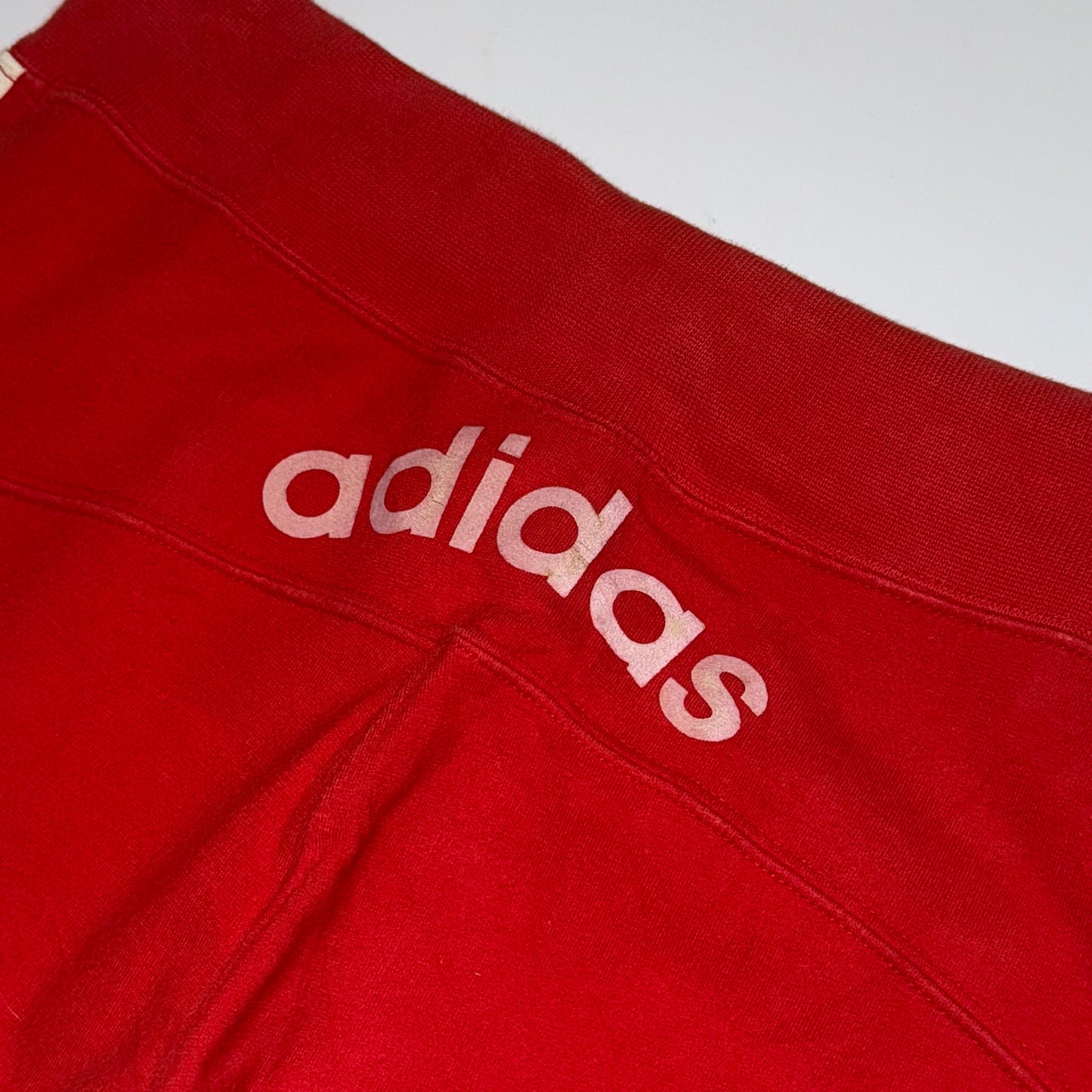 Adidas red cotton pants