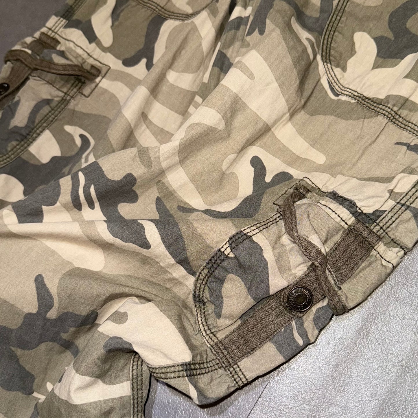 Camo cargo pants