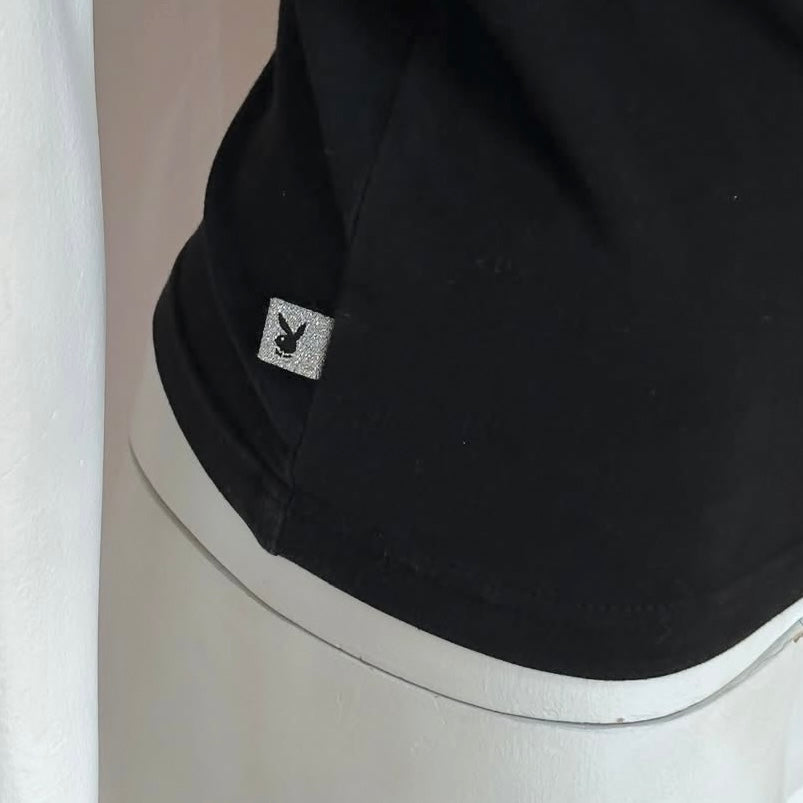 Playboy logo black tee