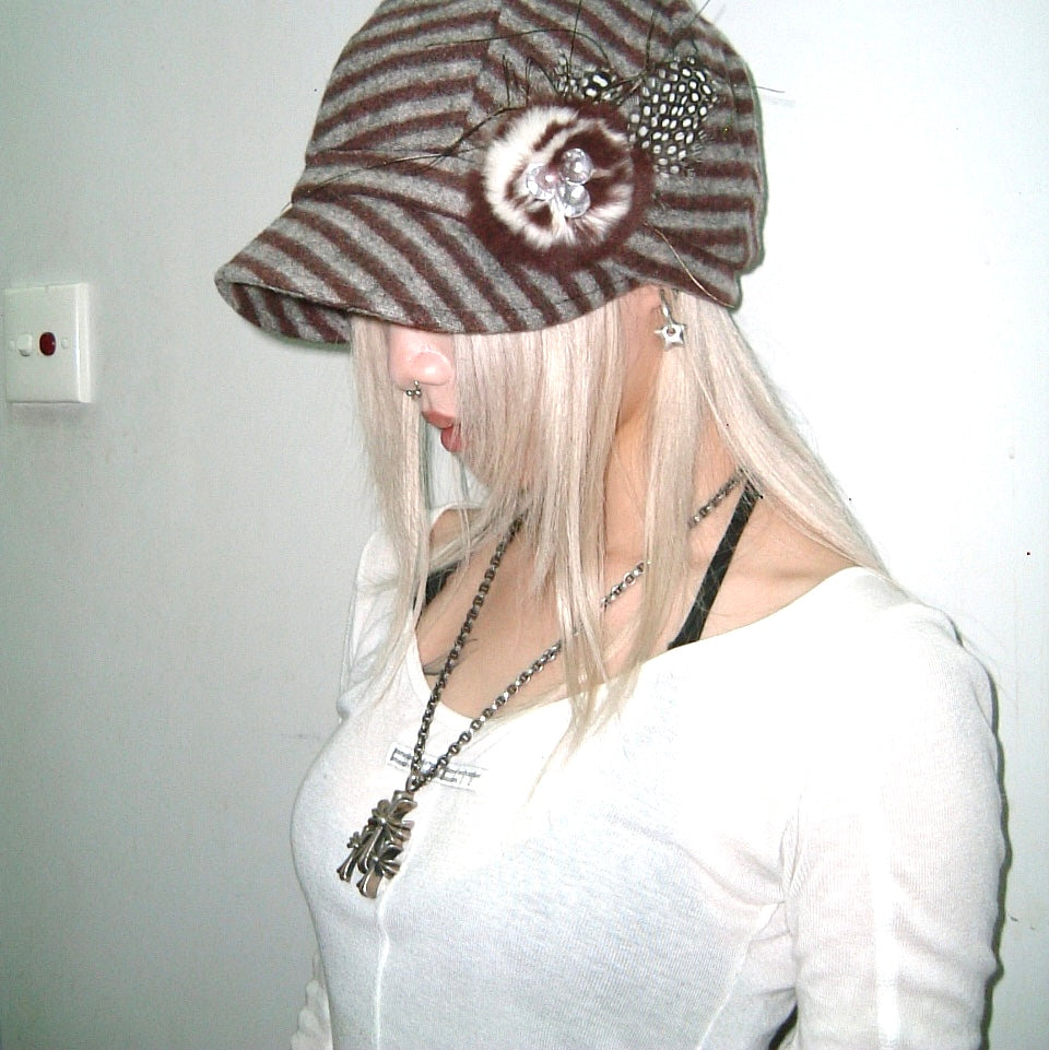 Striped hat