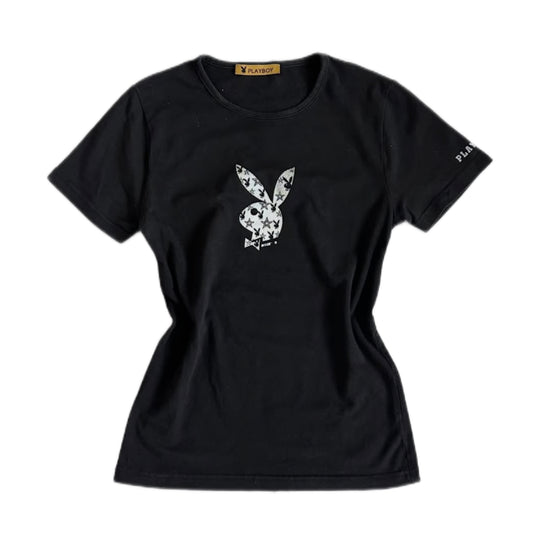 Playboy logo black tee