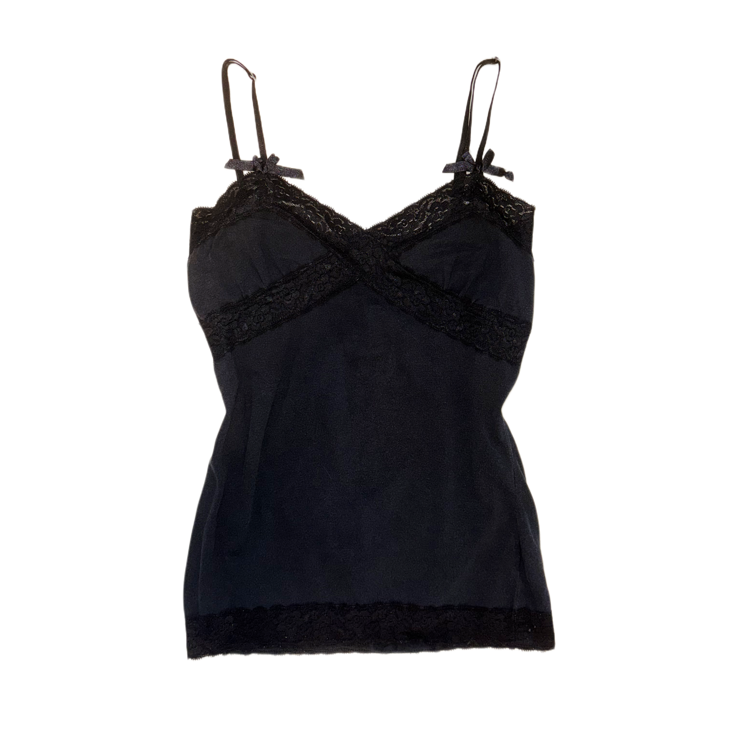 Cecil McBee black lace tank