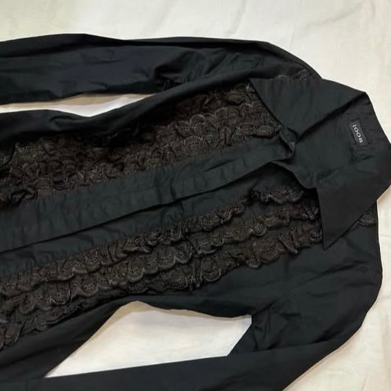 1008 black lace shirt