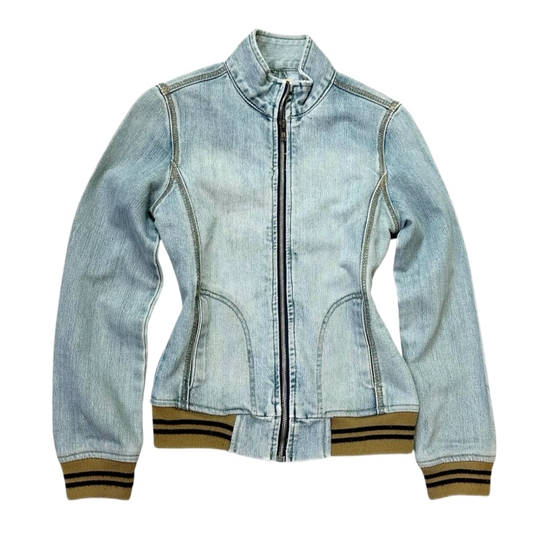 Abercromie & Fitch denim zip up jacket