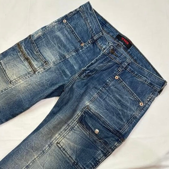 Low waist pocket jeans