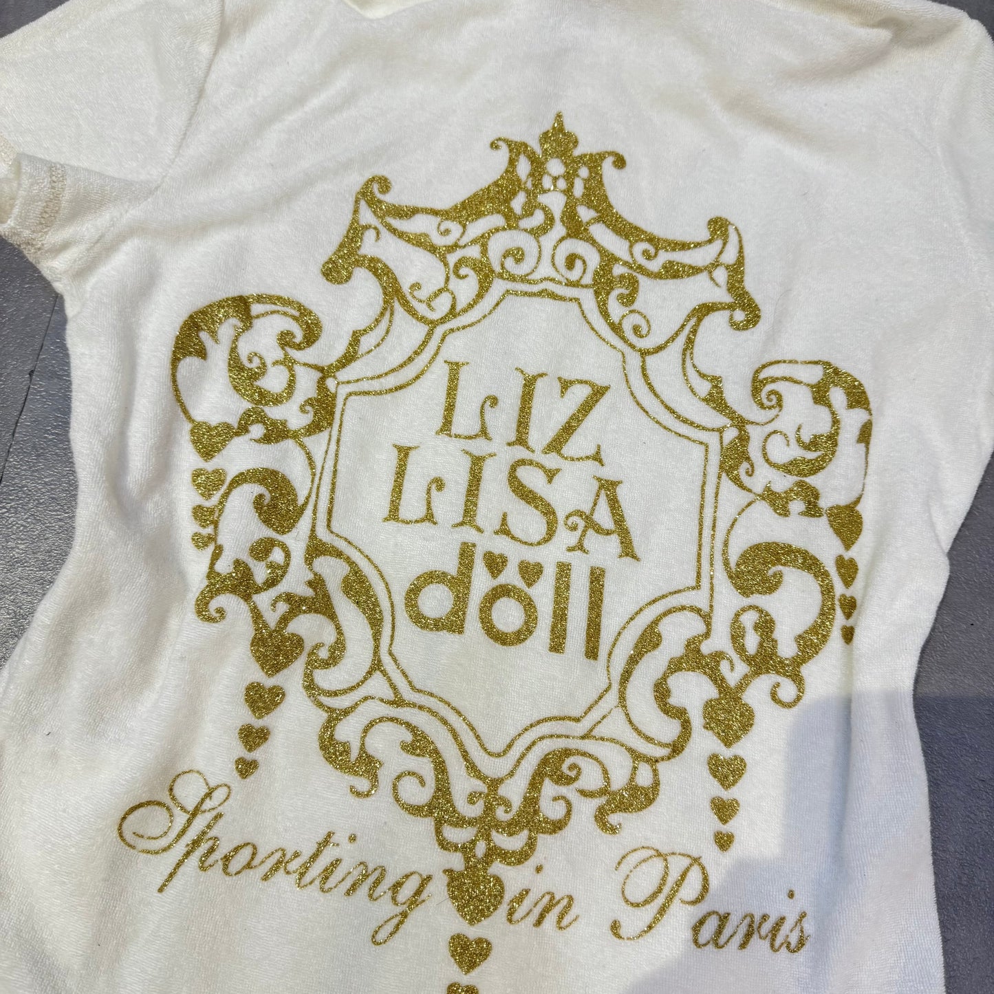 Liz Lisa embroidered double zip hoodie