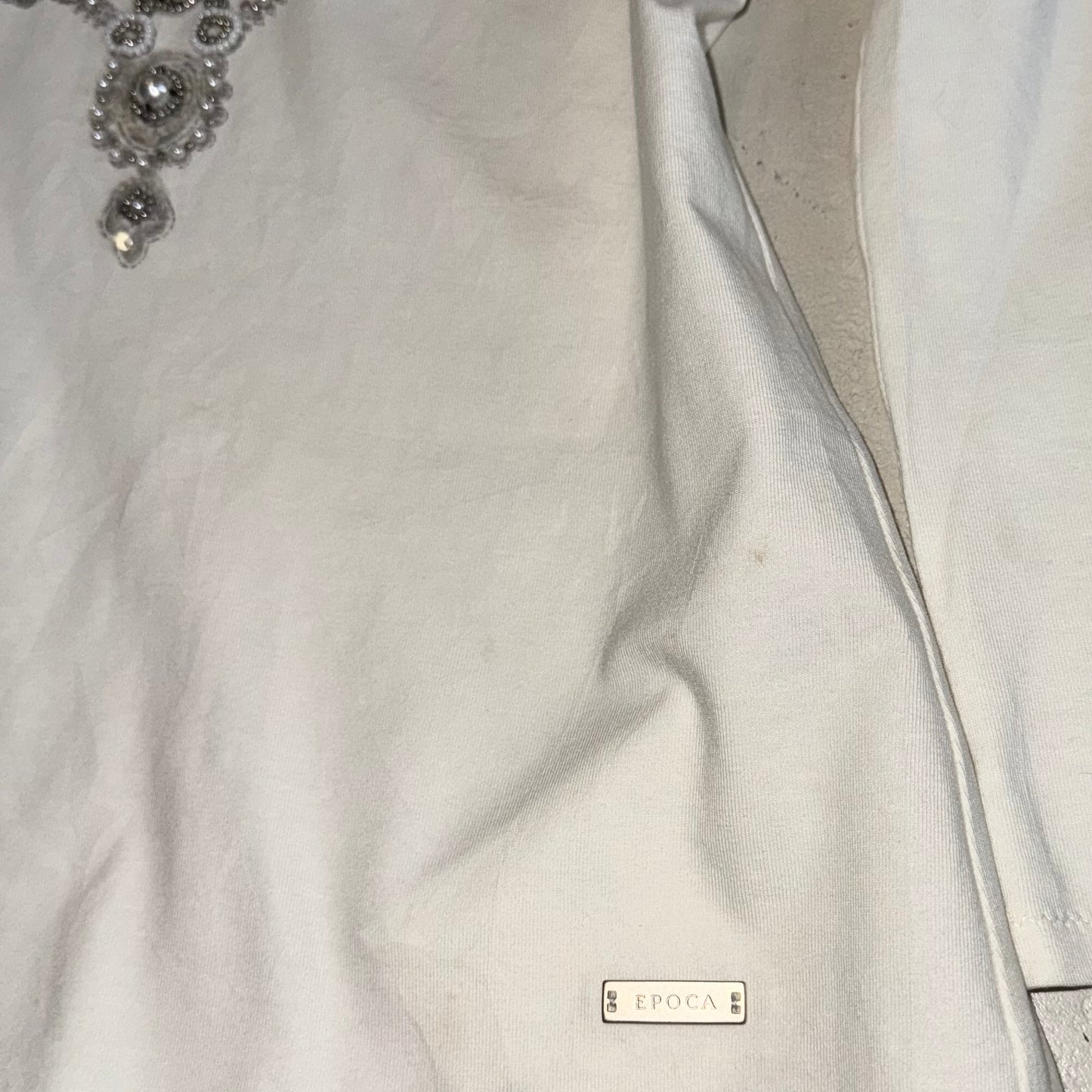 Epoca white embroidered long sleeve
