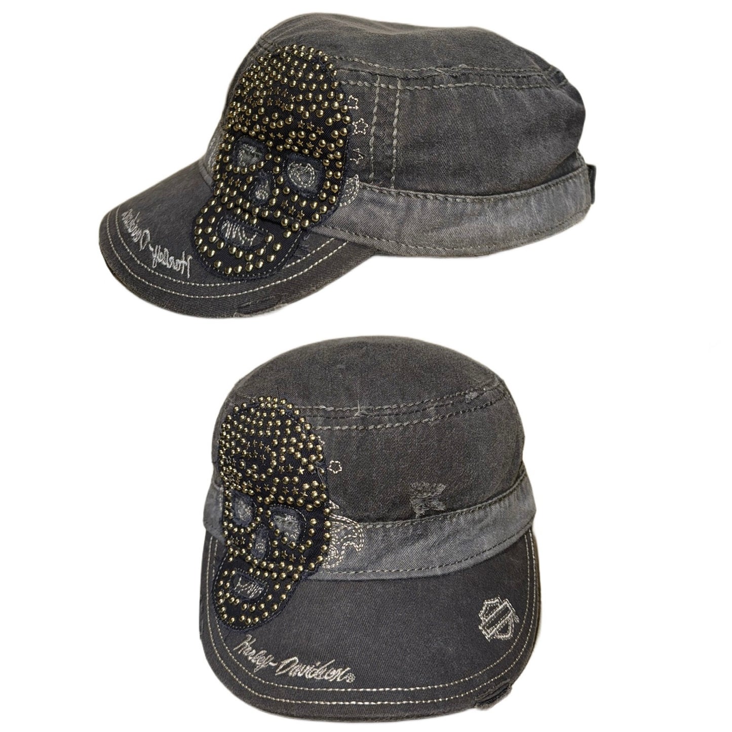 Harley Davidson skull hat