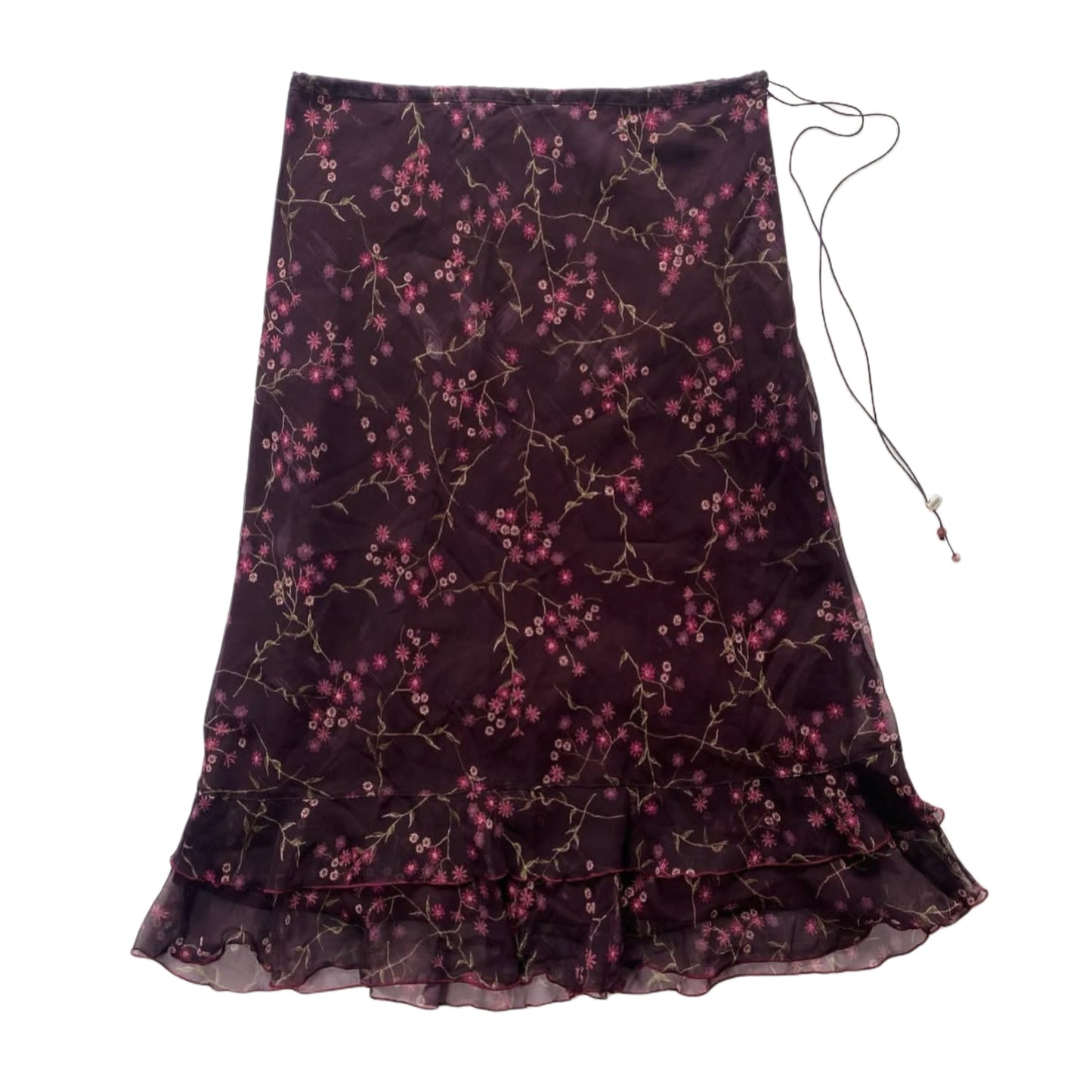 Cop Copine floral mesh skirt