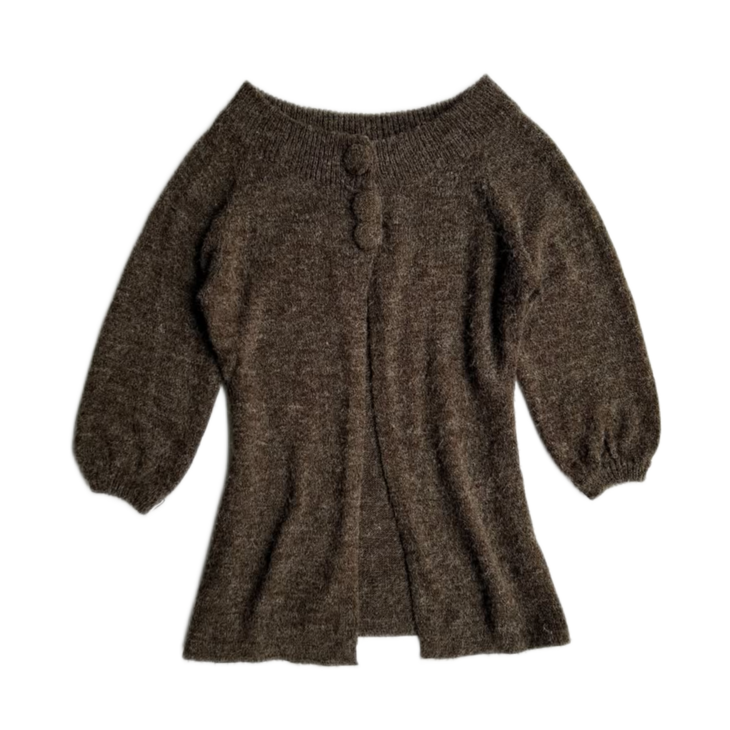 Brown knitted top