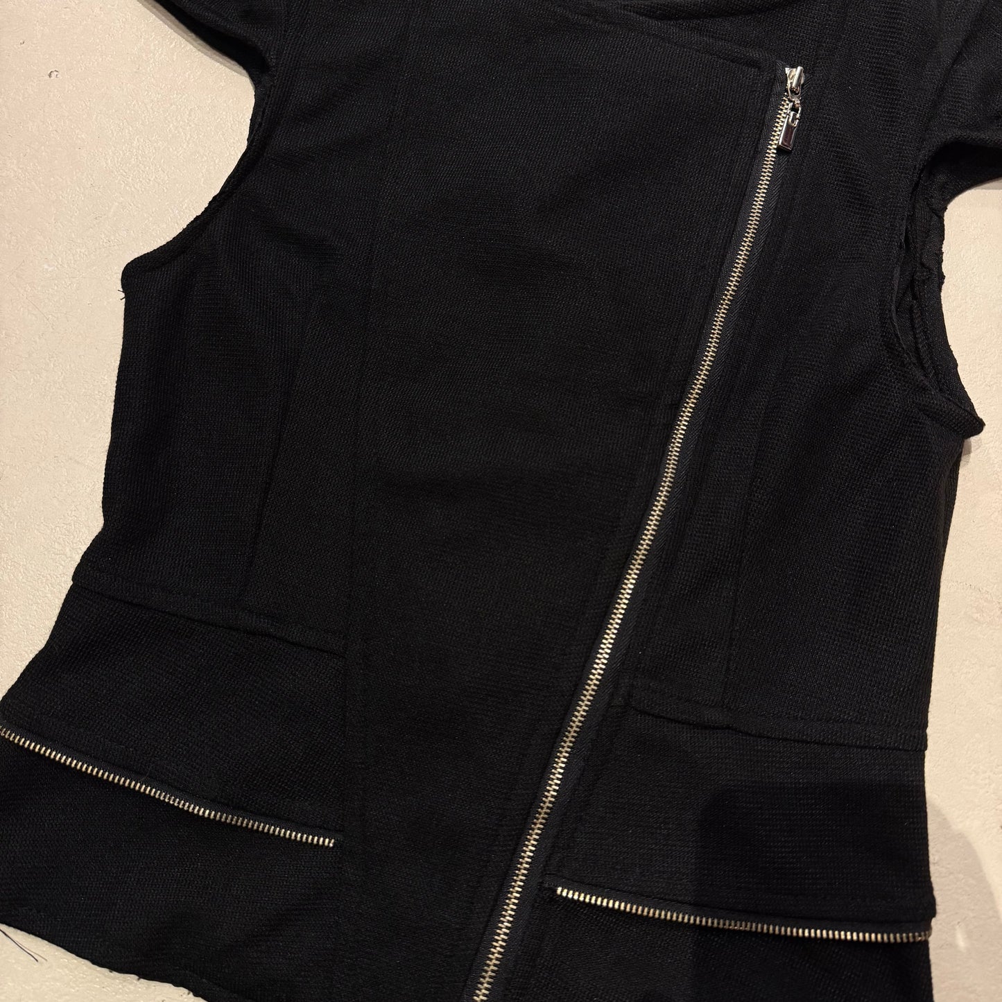 Black zipper top
