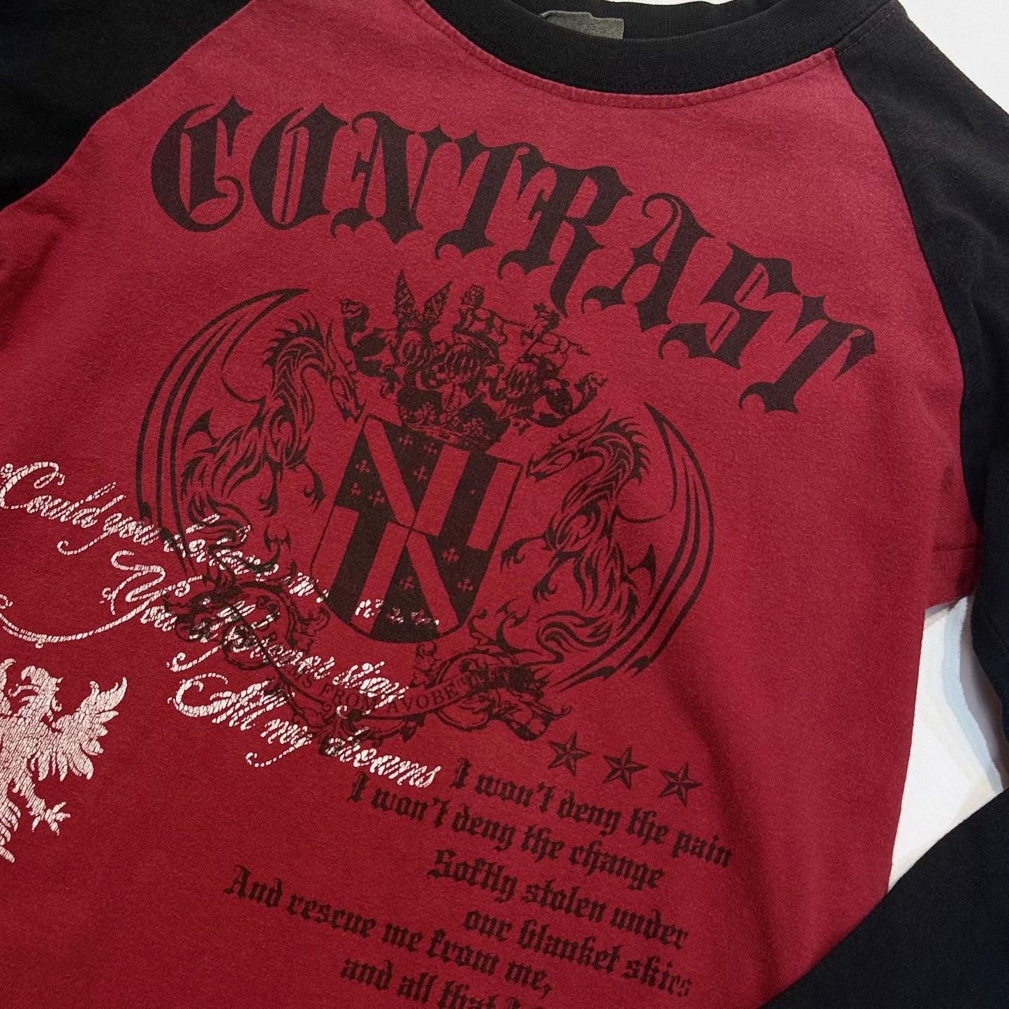 Perfect Dash red black long sleeve
