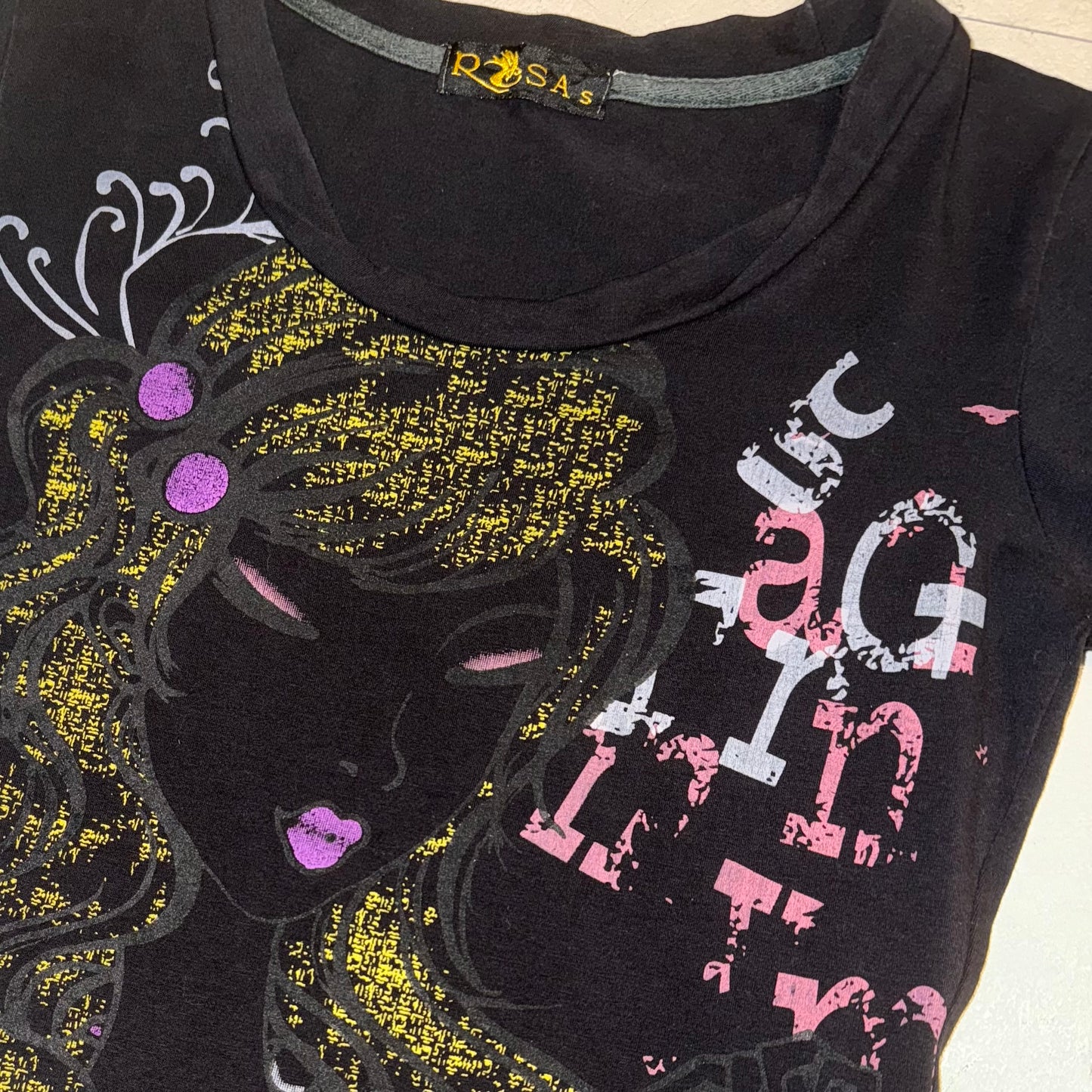 Rosa barcelona black top