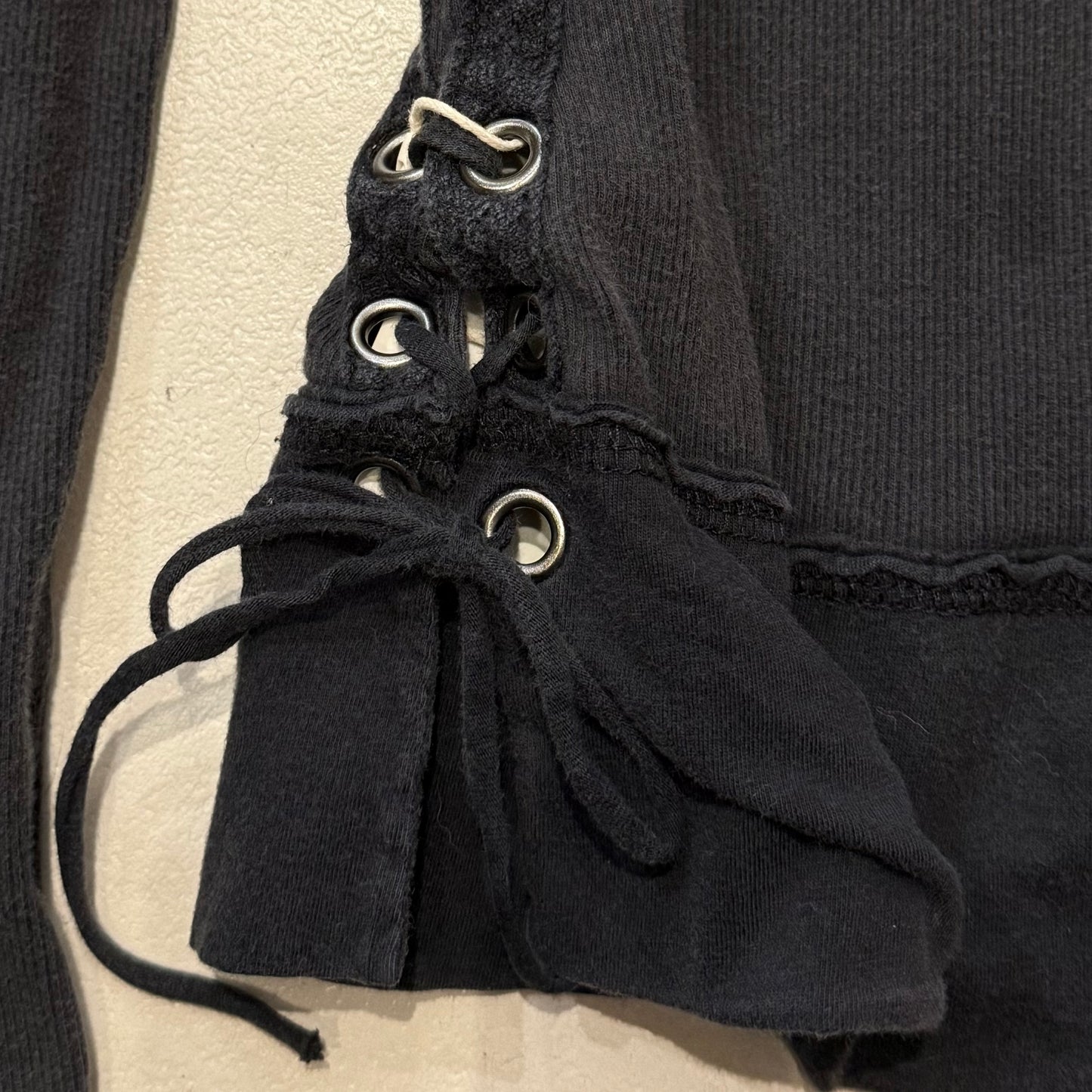 Hard rock leopard logo lace zip hoodie