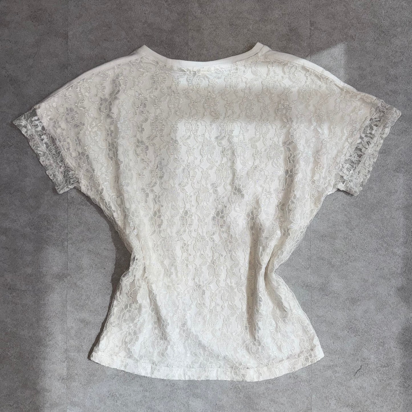 Diesel lace layered top