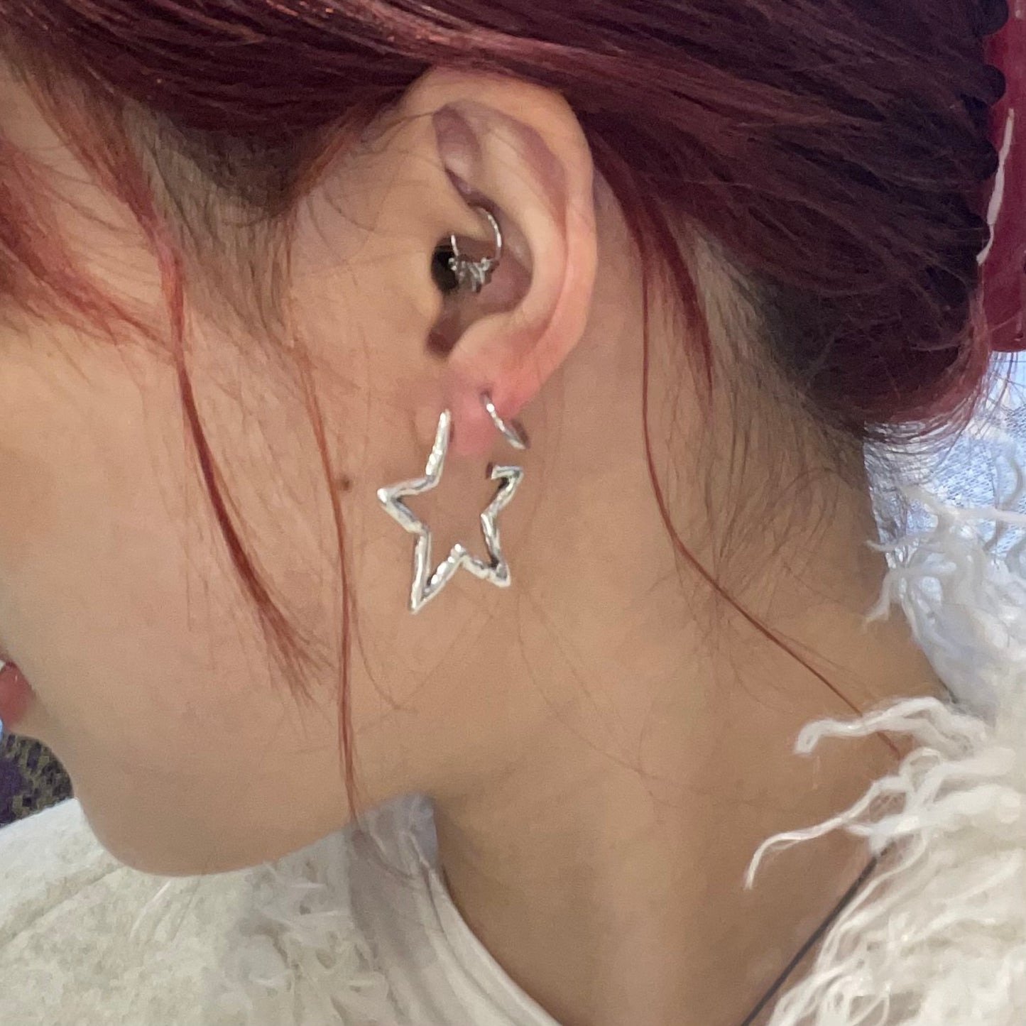 Star earrings