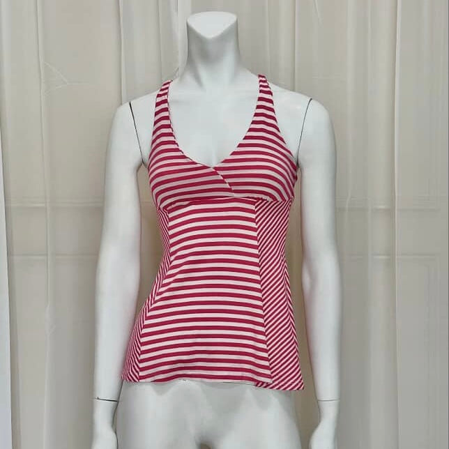 Red striped tank