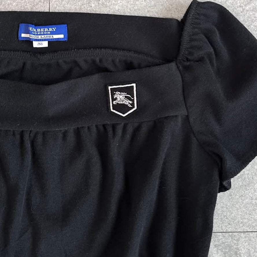 Burberry embroidered logo baby doll sleeve