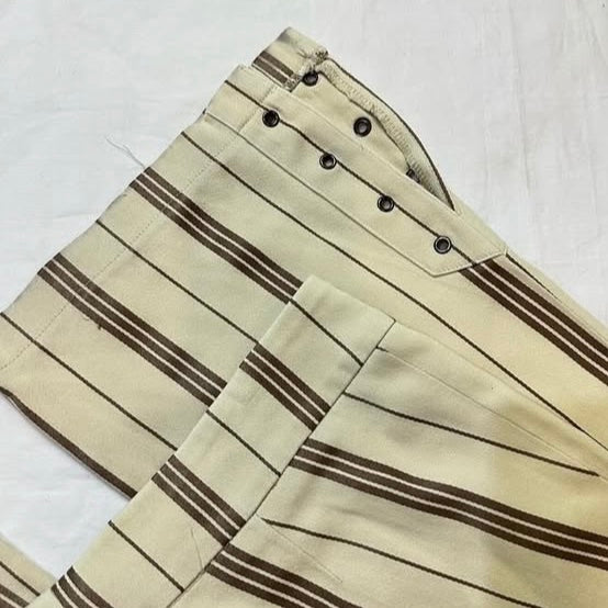 Low waist striped pants