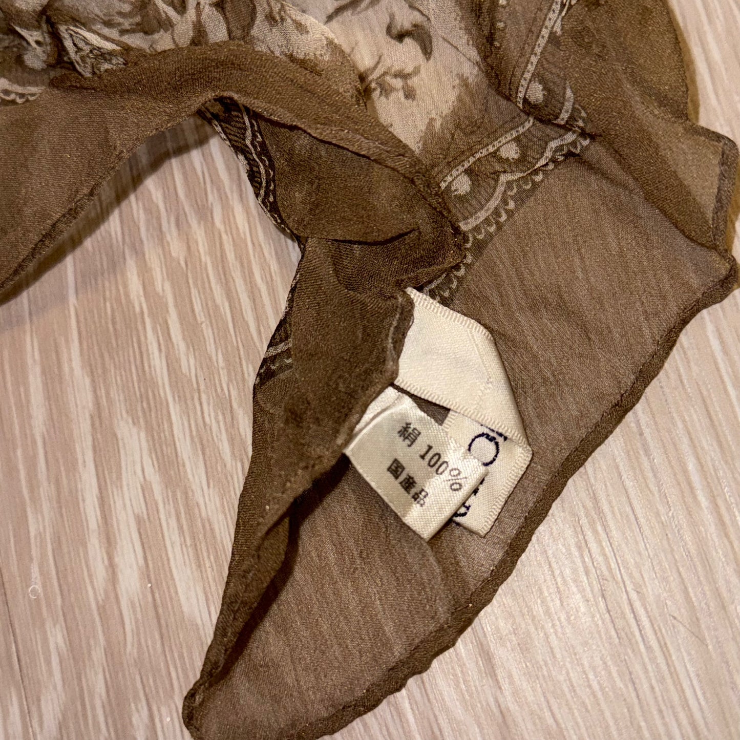 Vintage silk scarf