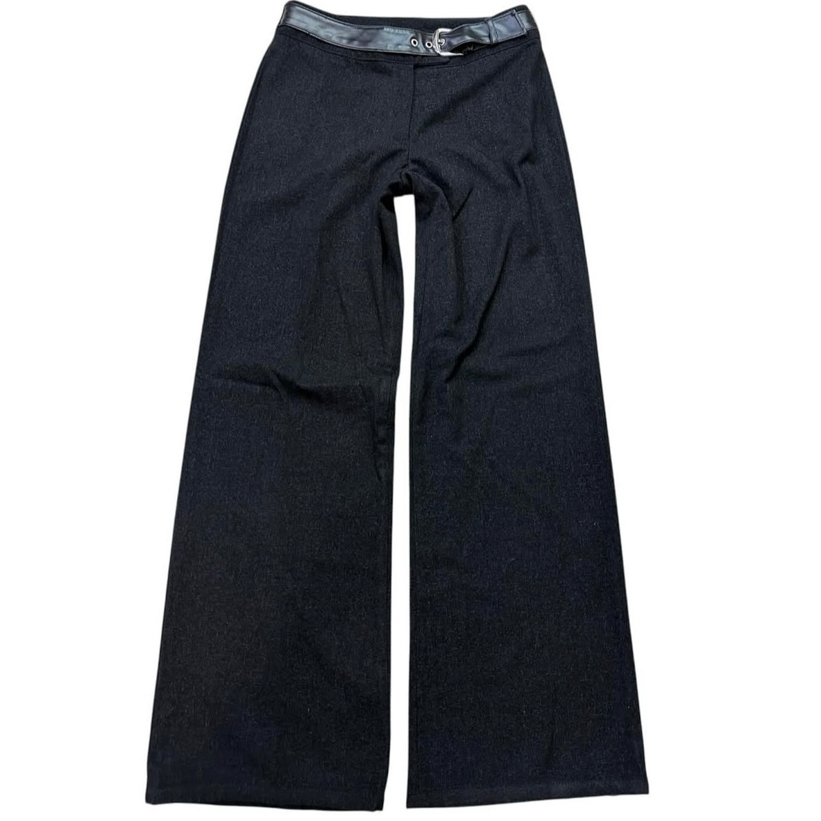 Black pants with belt