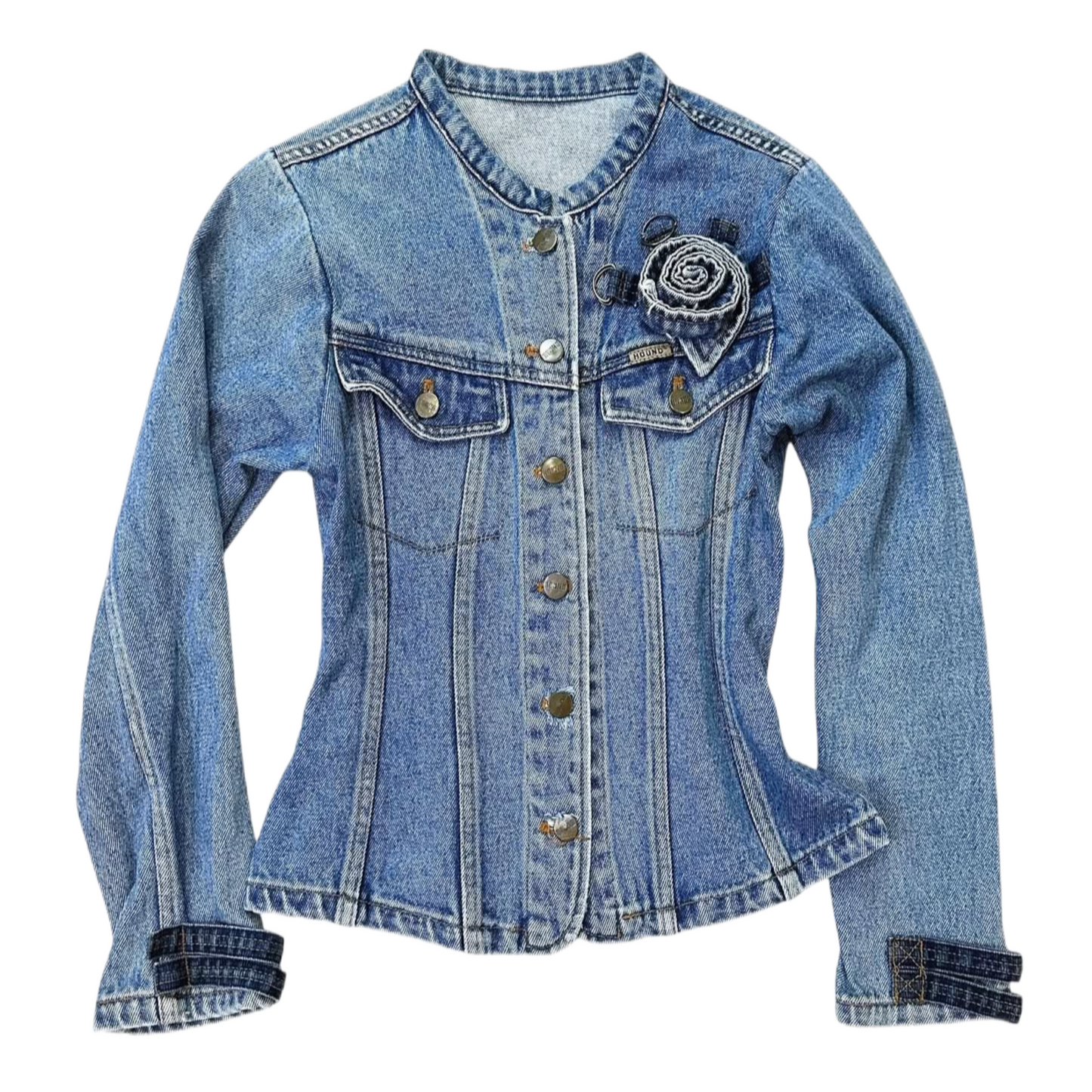 Rose denim jacket