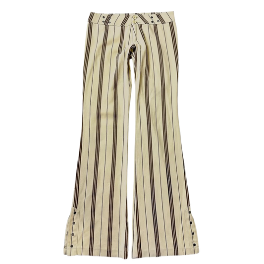Low waist striped pants