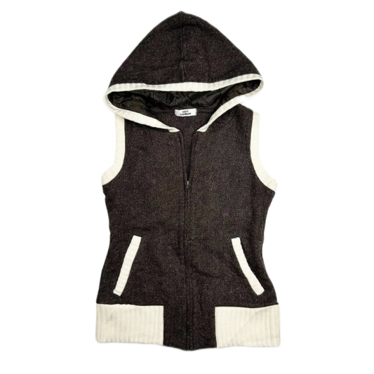 Brown zip vest