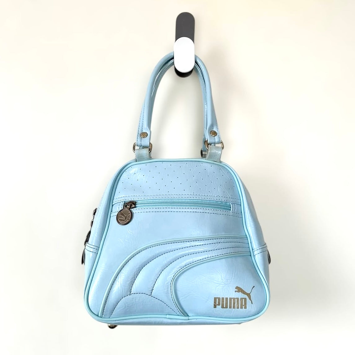 Puma baby blue bowling bag