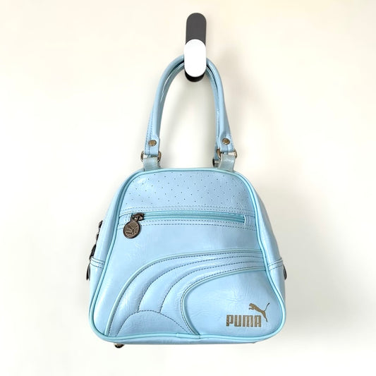 Puma baby blue bowling bag