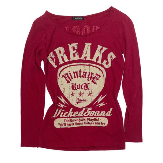 Red “Freaks” long sleeve