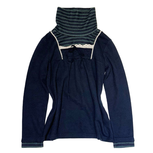 Navy layered long sleeve