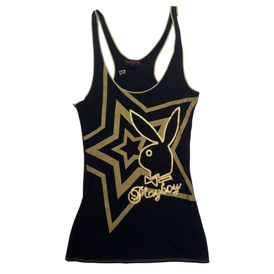 Playboy embroidered star long top