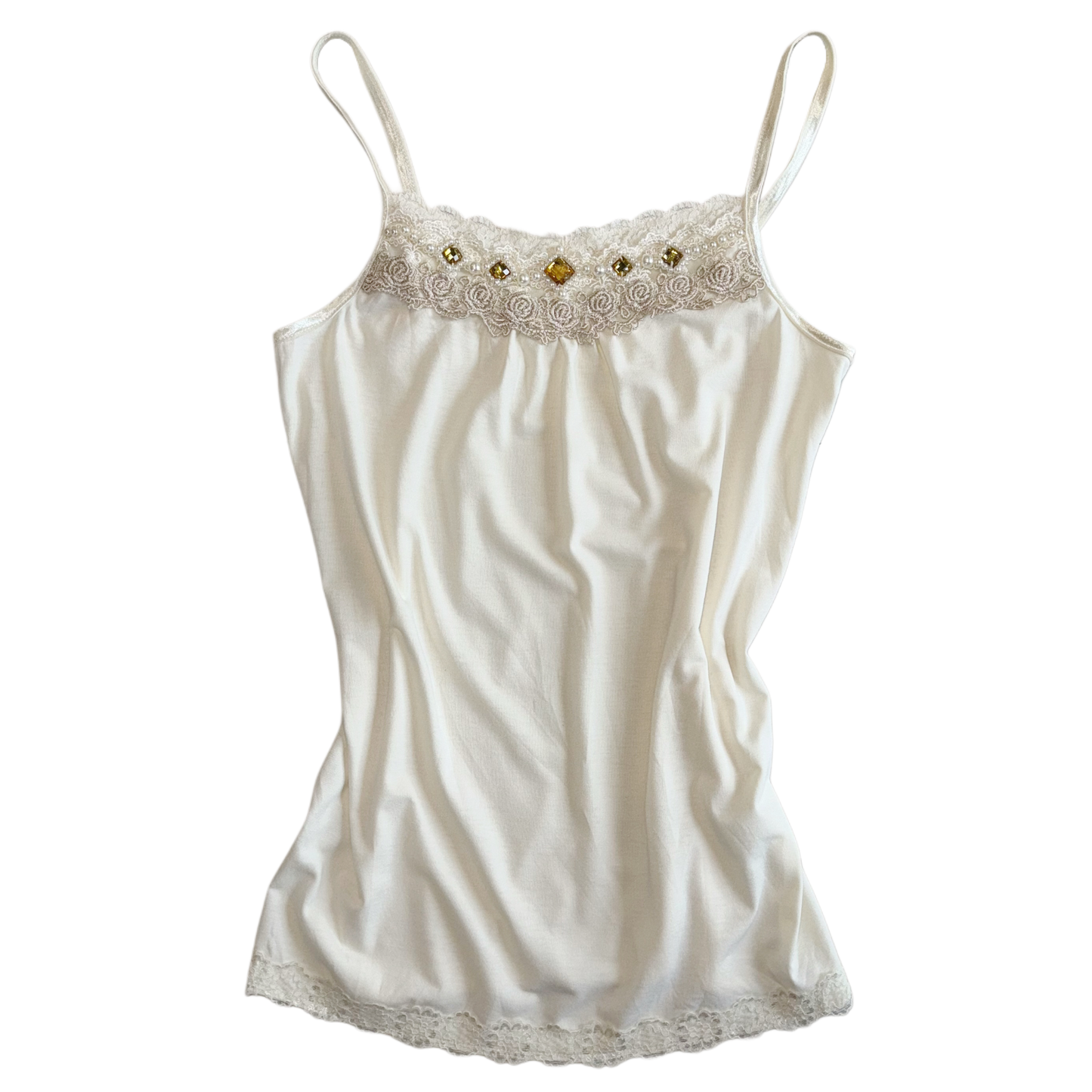 Axes Ivory lace tank