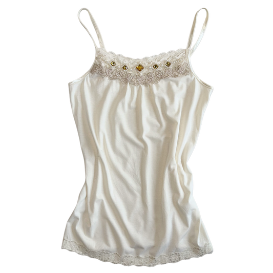 Axes Ivory lace tank